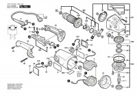 Bosch 0 601 752 041 GWS 20-230 Angle Grinder 110 V / GB Spare Parts GWS20-230